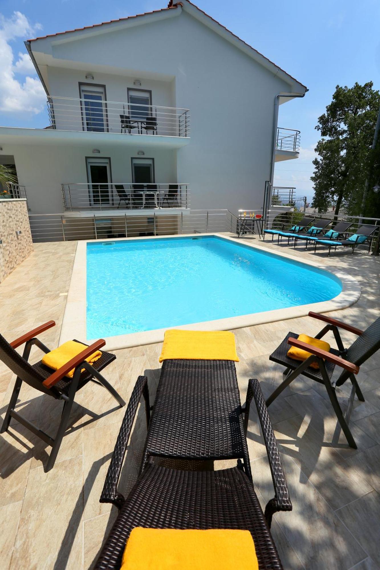 Villa Dragi With Pool, Sauna, & Whirlpool Abbazia Camera foto